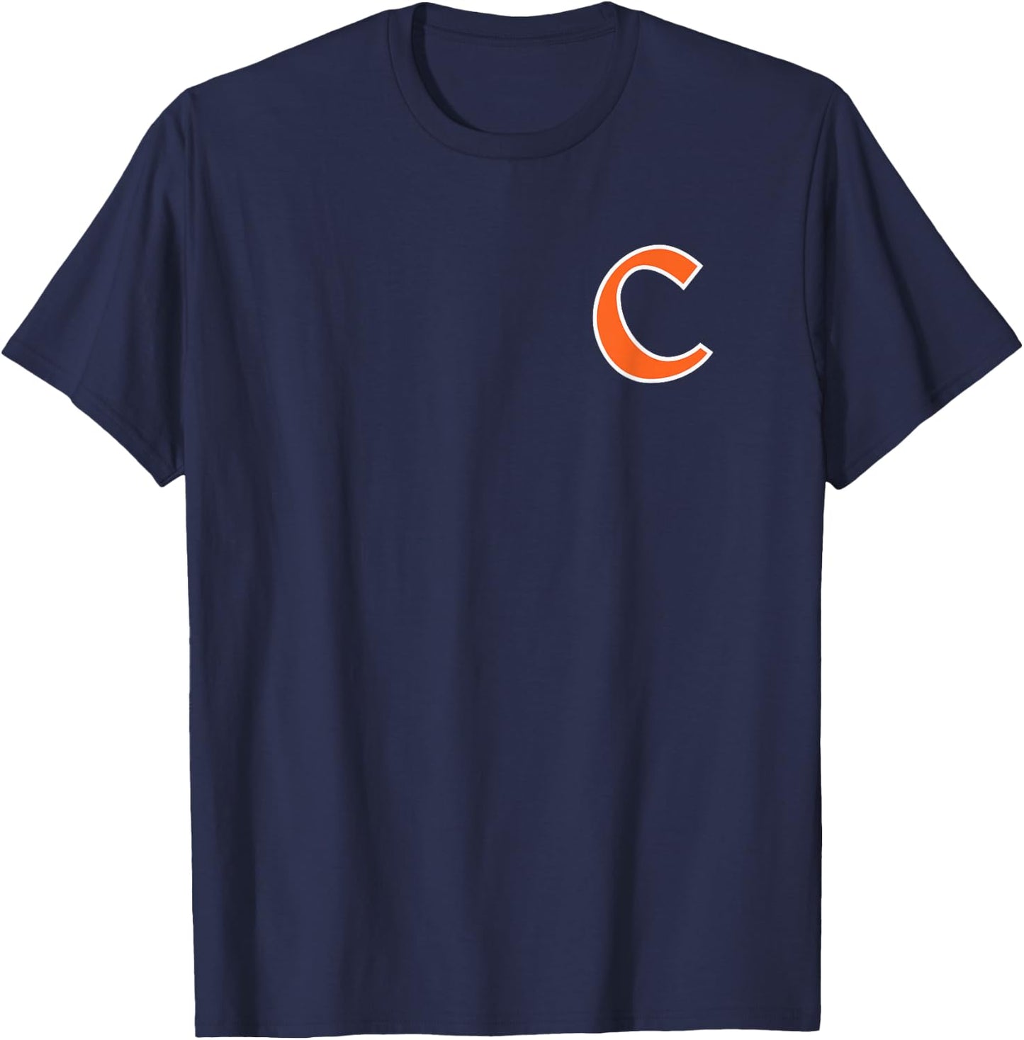 Clemson Tigers Front/Back Classic Logo Officially Licensed T-Shirt - T-Shirt | Navy