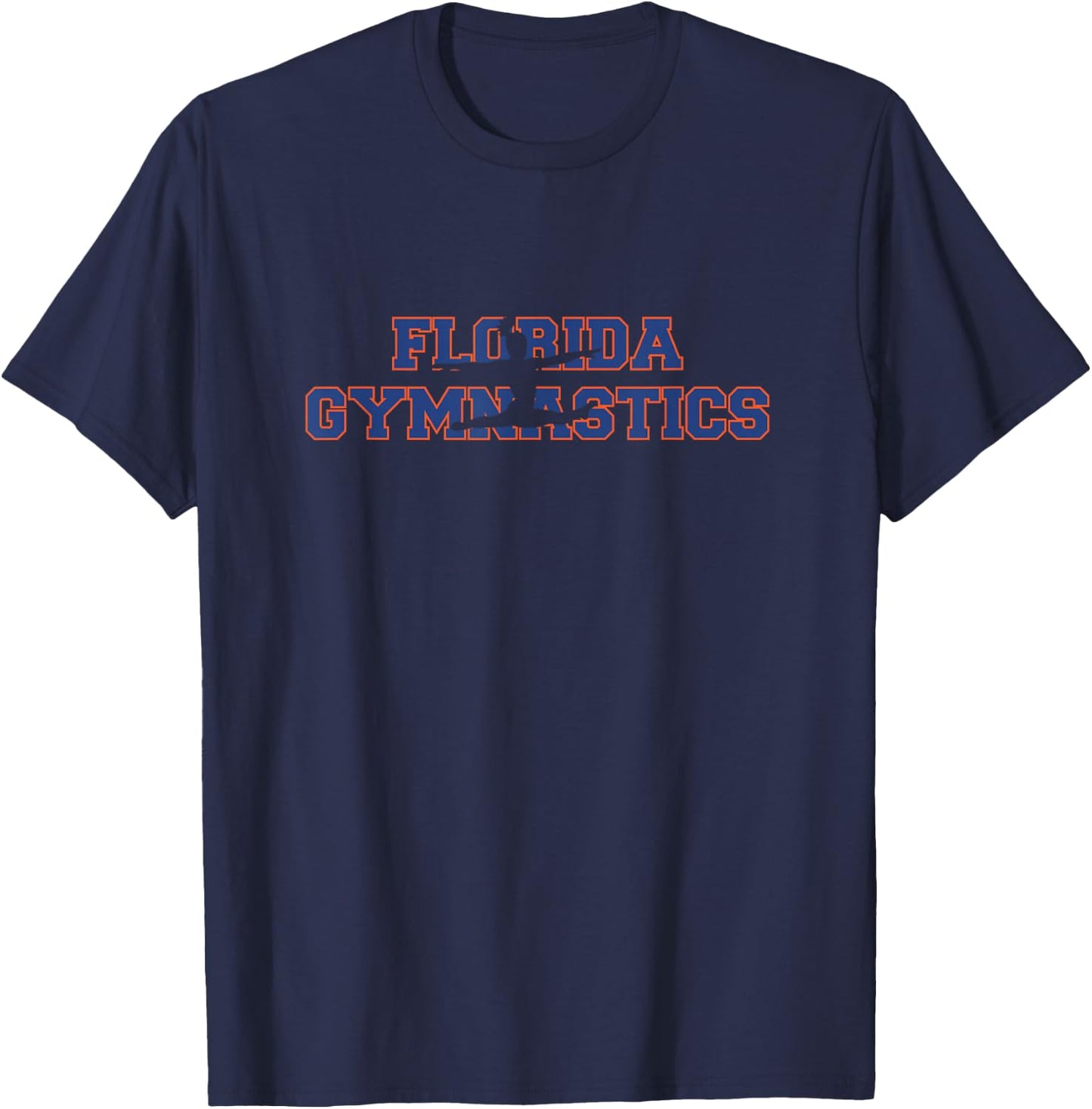 Florida Floor Gymnastics Girl Tumbling Gymnast Aerobic Dance T-Shirt - T-Shirt | Navy