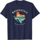 Waxahachie Texas Outdoors Vintage Nature Illustration T-Shirt - T-Shirt | Navy