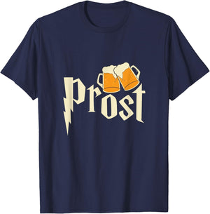Prost Oktoberfest German Vintage Octoberfest Prost Wurst T-Shirt - T-Shirt | Navy