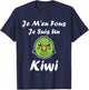Humour kiwi Fruit Je m'en fous je suis un kiwi , Black, S T-Shirt - T-Shirt | Navy
