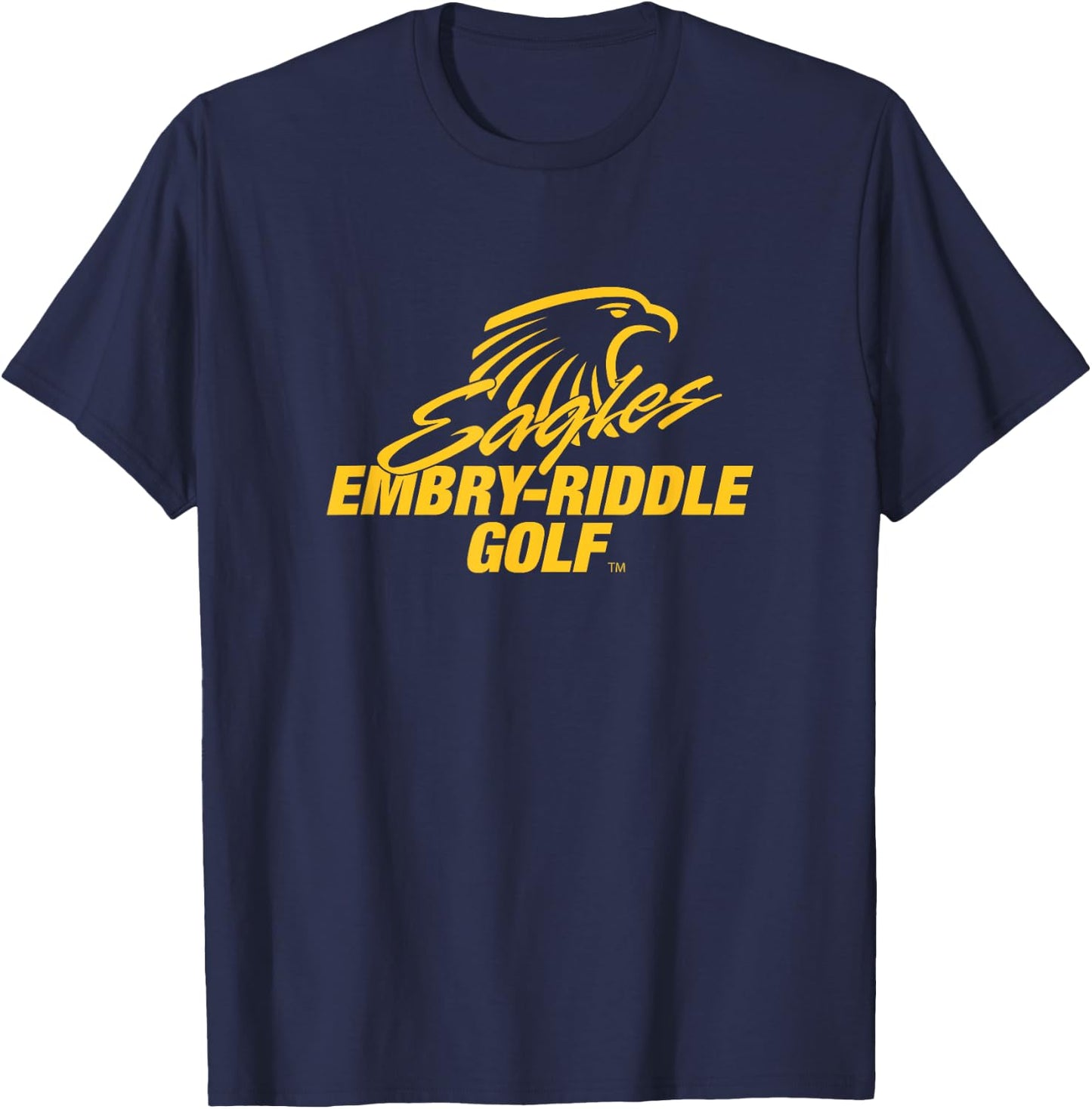 Embry-Riddle Aeronautical Eagles Golf Sports Fan T-Shirt - T-Shirt | Navy