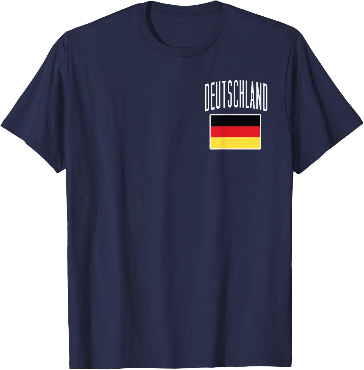 Germany Flag Deutschland Football Soccer Fan Men Women Kids T-Shirt - T-Shirt | Navy