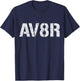 Sneaky Men's Aviation Distressed Modern Black T-Shirt - T-Shirt | Navy