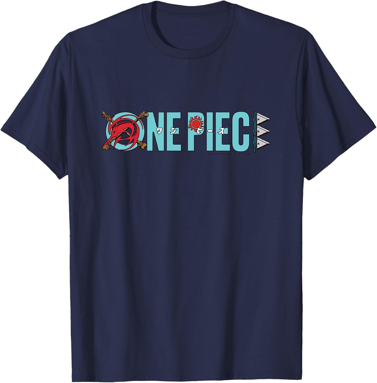 Children's Badge One Piece Arlong Anime Kids , Blue, 2 T-Shirt - T-Shirt | Navy
