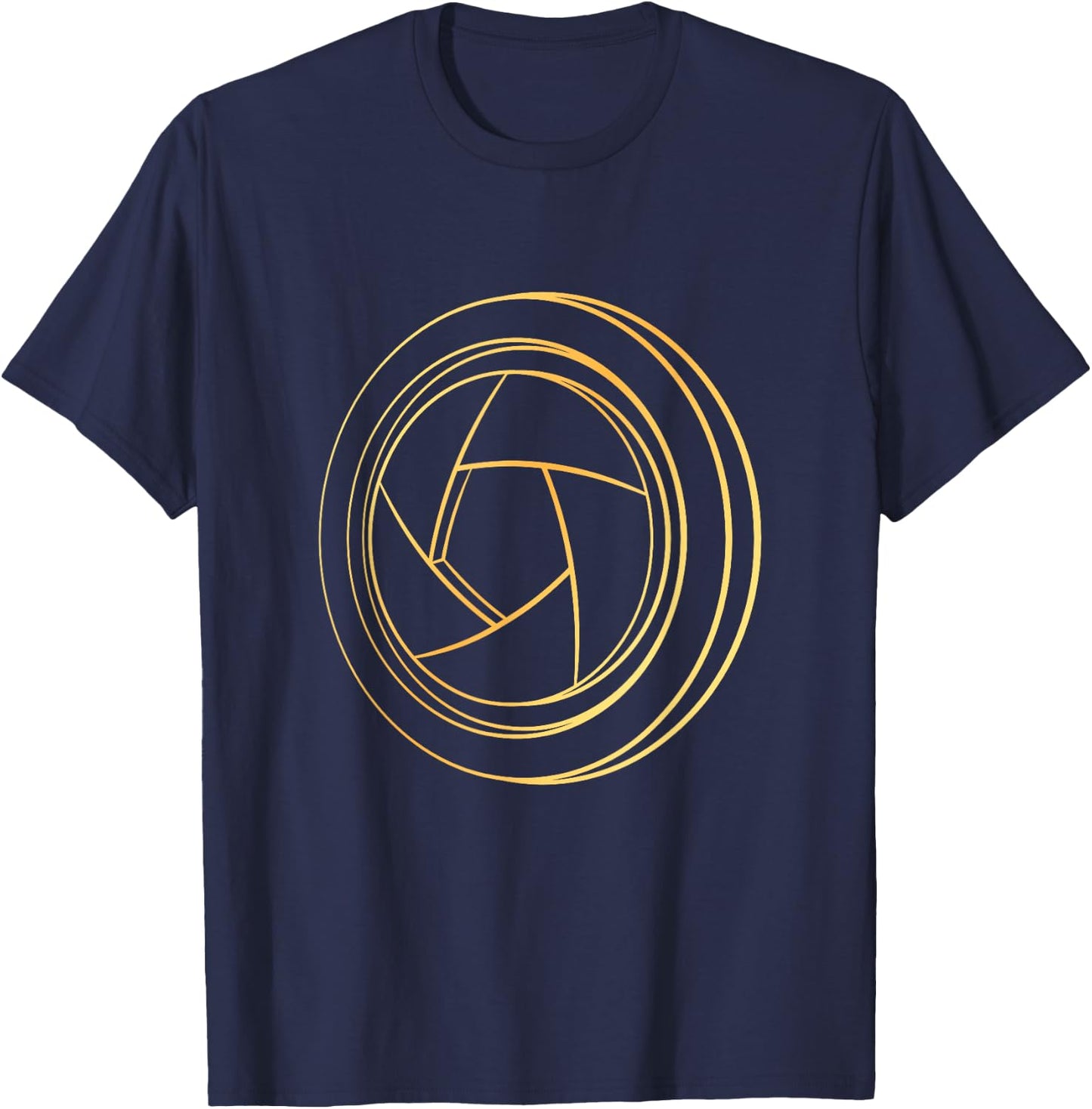 Photography Lover's Lens Aperture - Photographer T-Shirt - T-Shirt | Navy