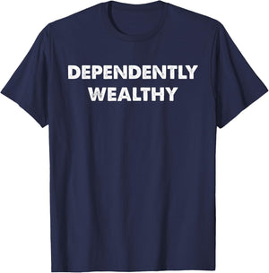 Dependently Wealthy Apparel T-Shirt - T-Shirt | Navy