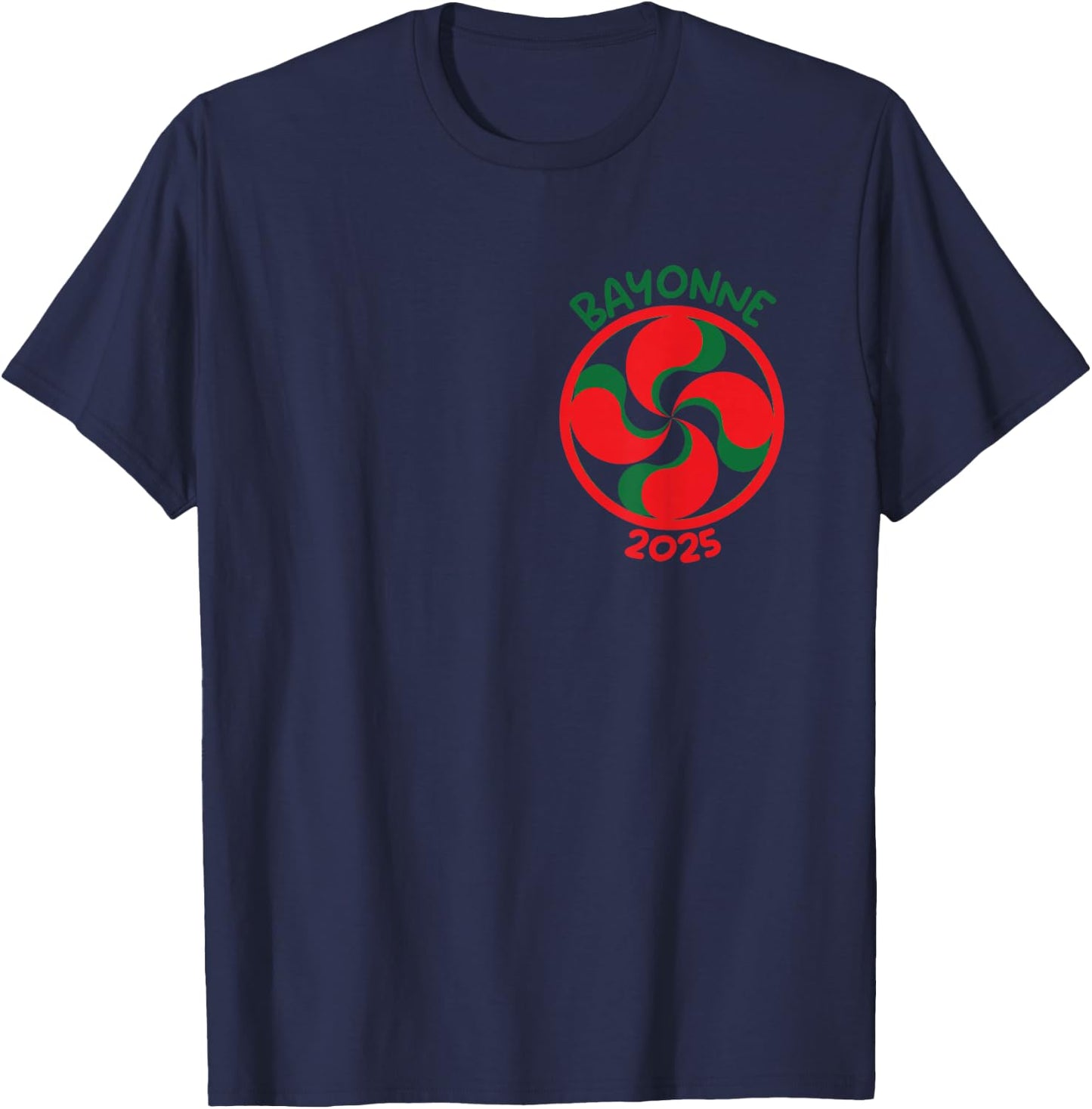Annual Holidays 2025 in Bayonne , Black, S T-Shirt - T-Shirt | Navy