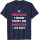 Name Maryline T'éénerve Humor Personalised Name Maryline , Black, Female X-Small T-Shirt - T-Shirt | Navy