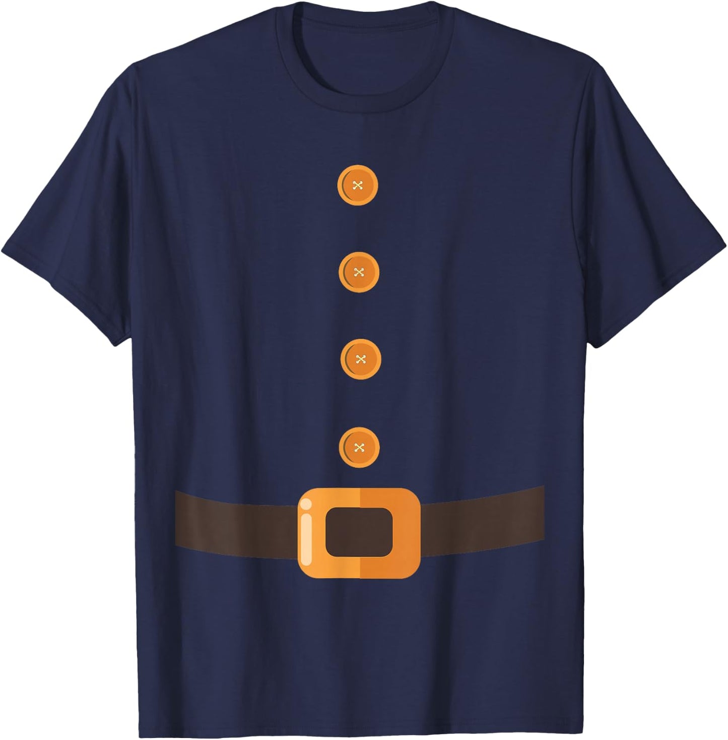 Gnome Halloween Costume for Group of 7 , Blue, S T-Shirt - T-Shirt | Navy