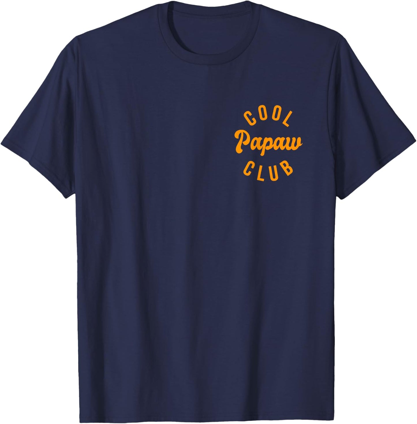 Cool Papaw Club Retro Vintage Graphic T-Shirt - T-Shirt | Navy