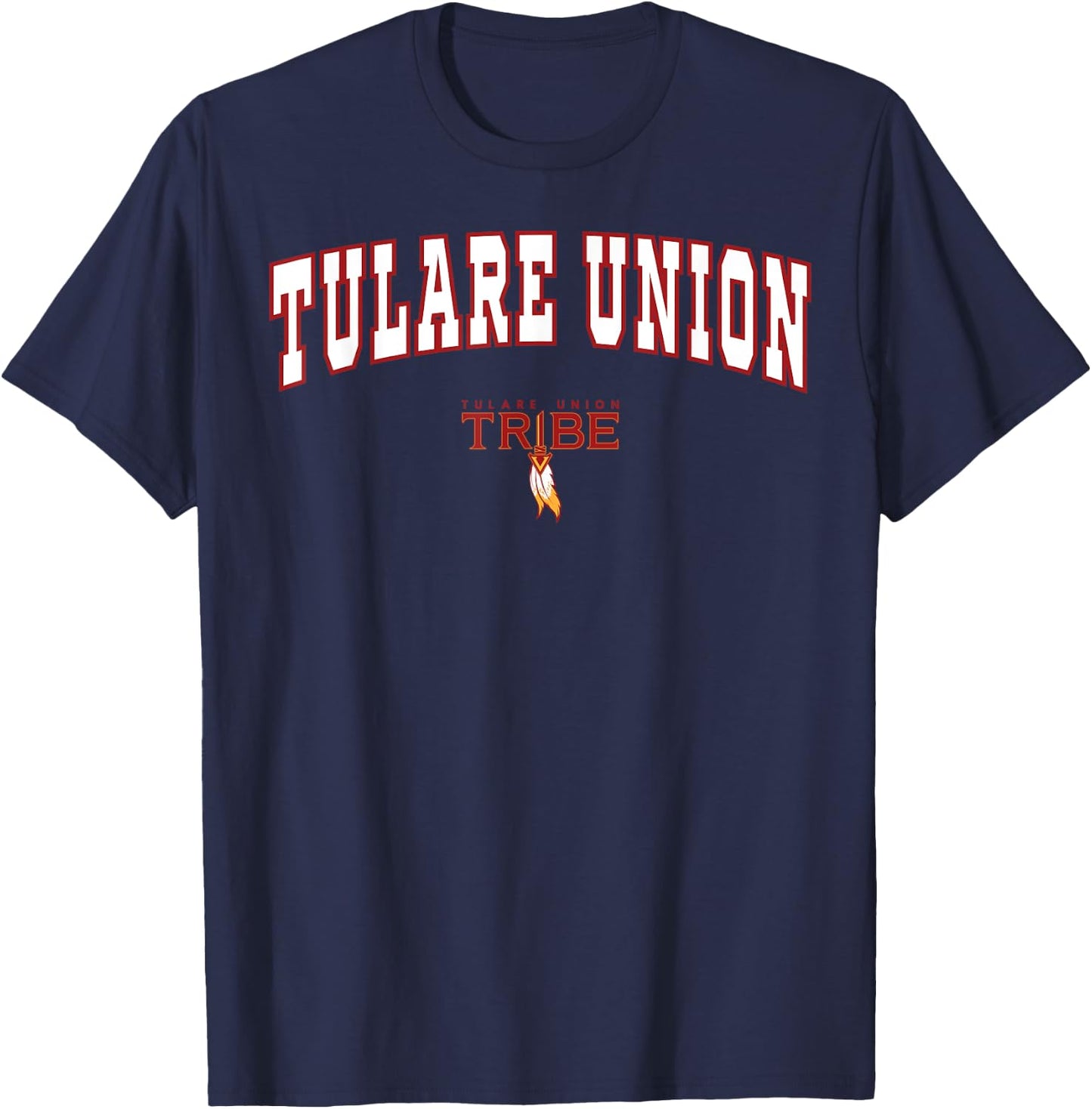Tulare Union High School Tribe C2 T-Shirt - T-Shirt | Navy