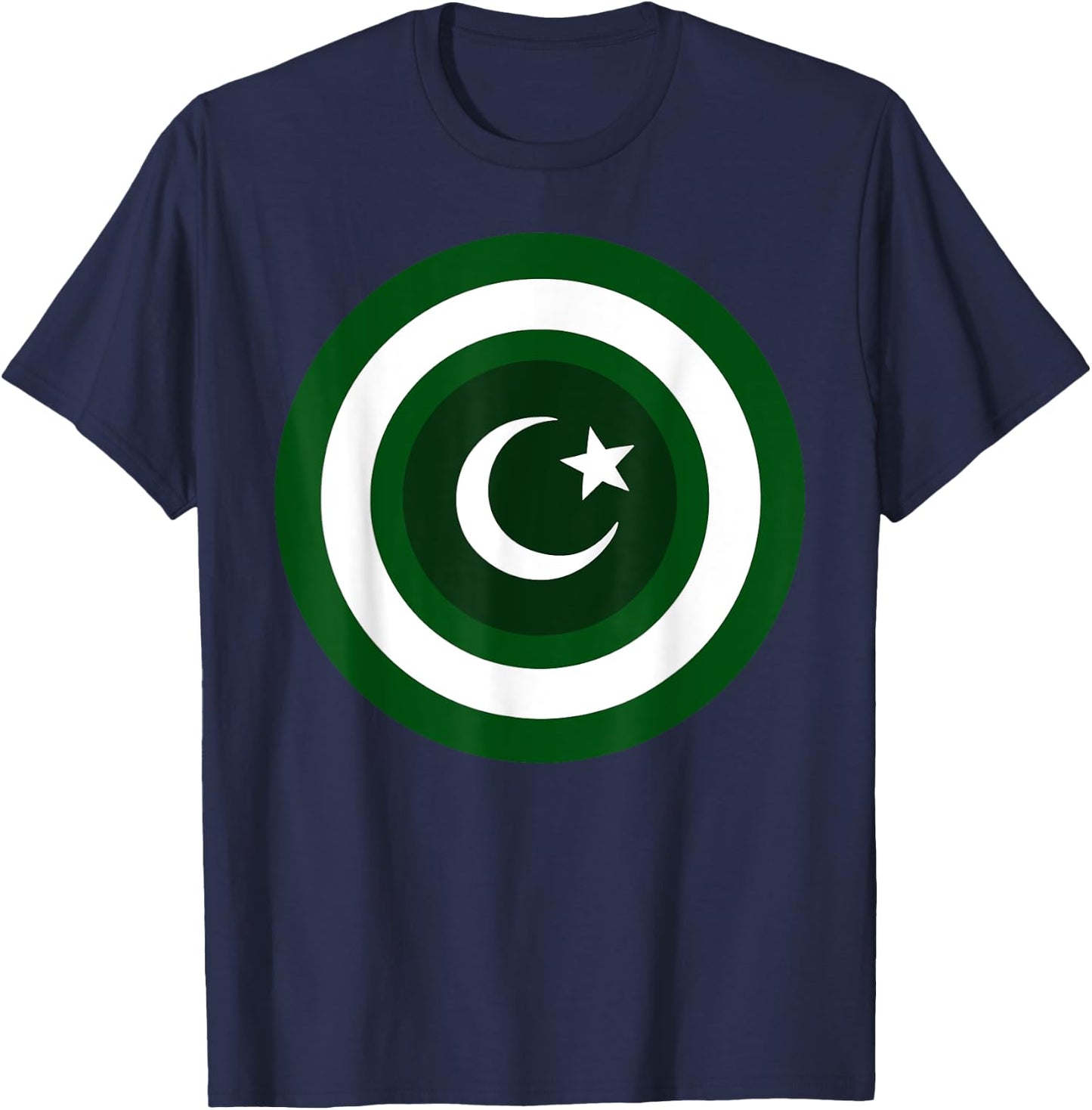 Pakistani Flag- Captain Pakistan T-Shirt - T-Shirt | Navy