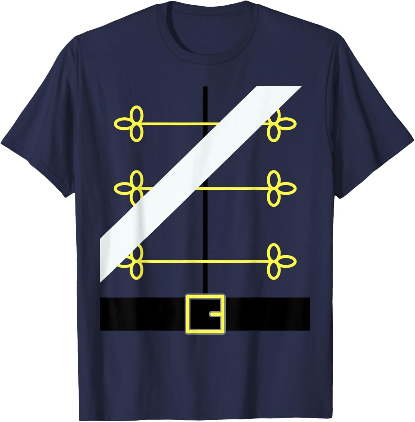 Nutcracker Toy Soldier Uniform, Funny Dress up Christmas T-Shirt - T-Shirt | Navy