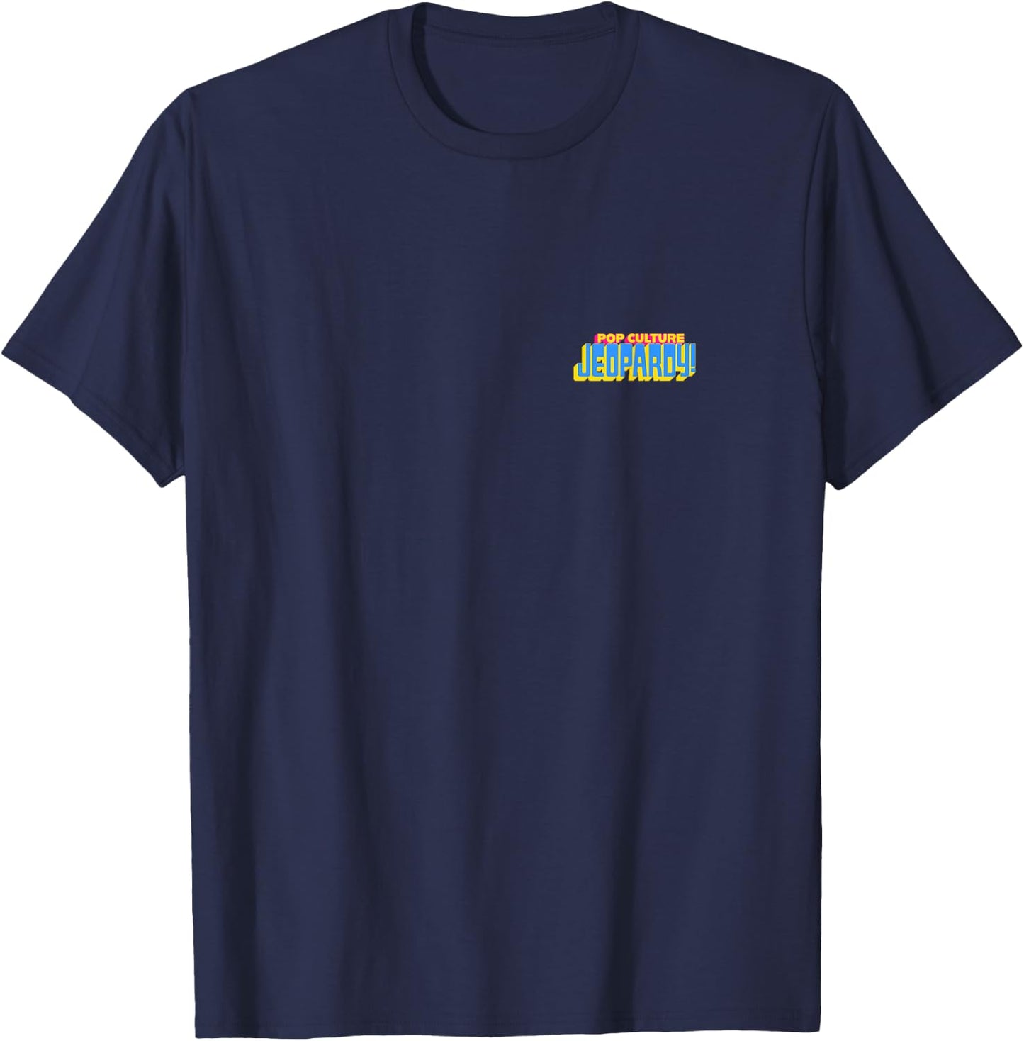 Jeopardy! Pop Culture Left Chest T-Shirt - T-Shirt | Navy
