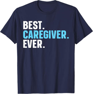 Funny Caregiver Design Women Caregiving Caregiver T-Shirt - T-Shirt | Navy