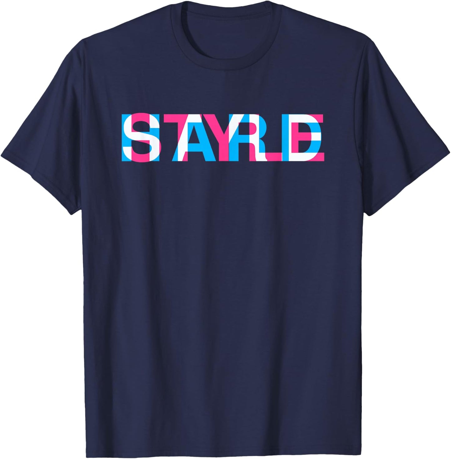 Hardstyle - Optical Illusion EDM Rave Festival Trance DJ T-Shirt - T-Shirt | Navy
