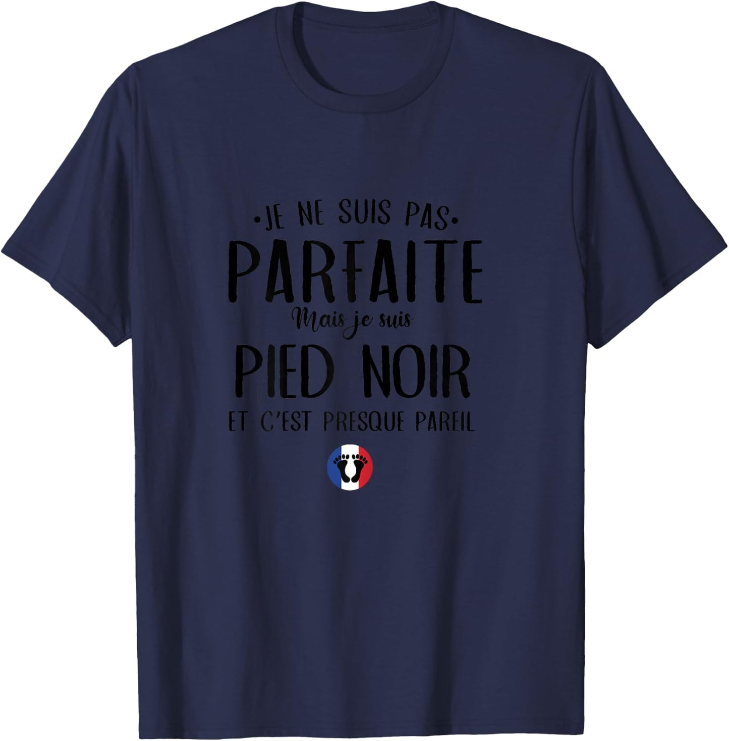 Gift Original Grandpa Granny Black Feet T-Shirt - T-Shirt | Navy