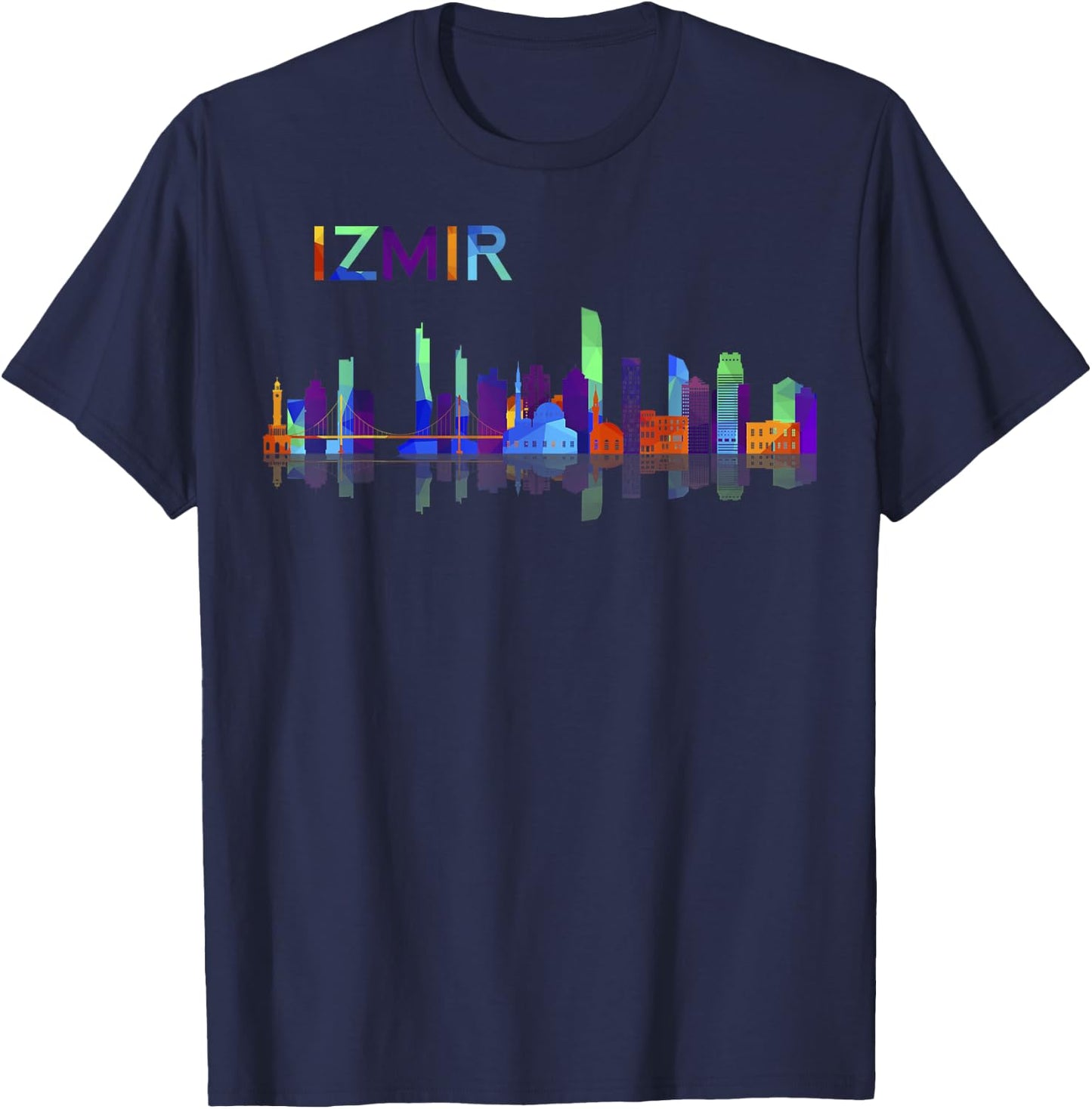 Travel Europe Asia Izmir Turkey Turkish Family Vacation T-Shirt - T-Shirt | Navy