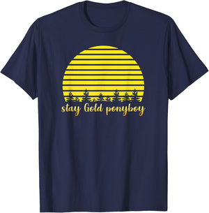 Stay Gold Ponyboy T-Shirt - T-Shirt | Navy