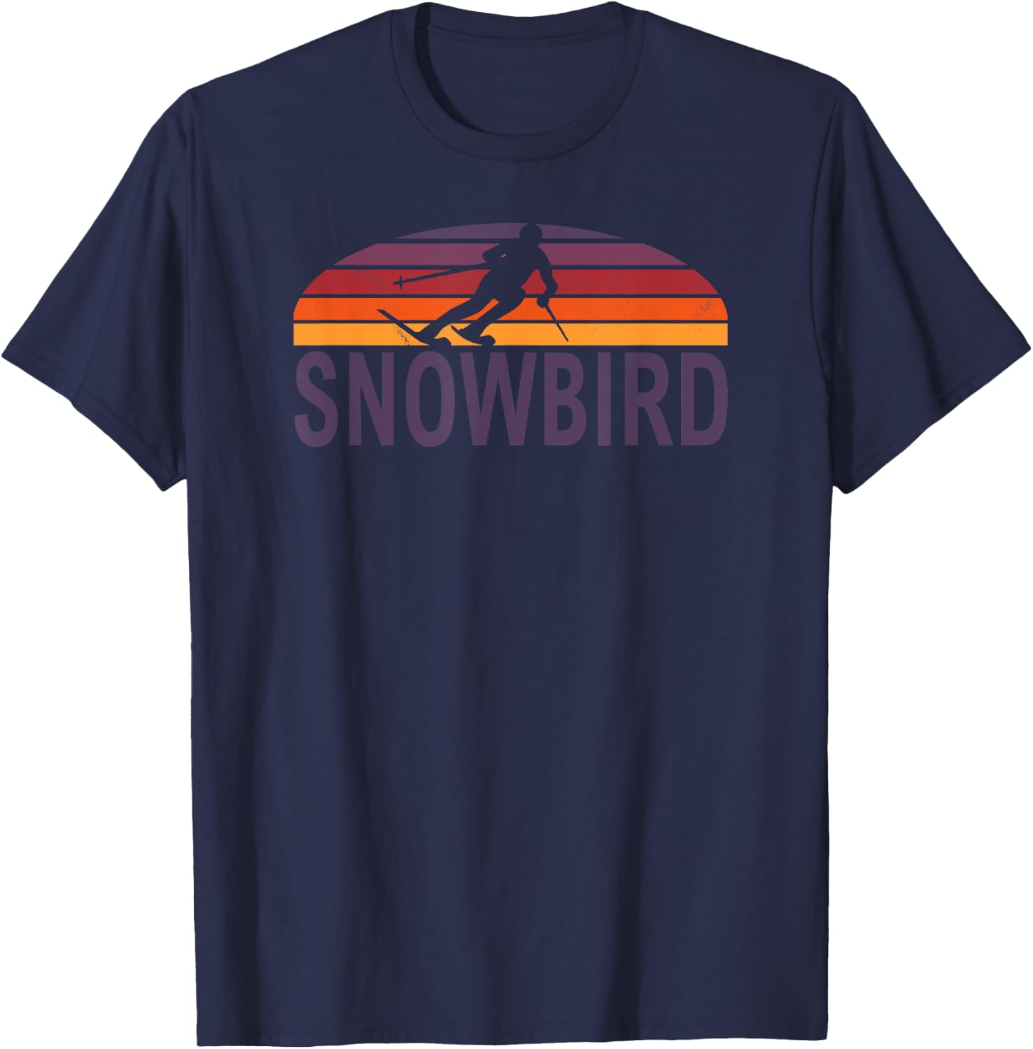 Snowbird Utah USA Ski Resort Snowboarding T-Shirt - T-Shirt | Navy