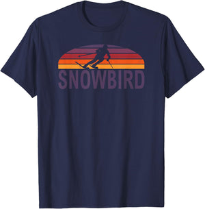 Snowbird Utah USA Ski Resort Snowboarding T-Shirt - T-Shirt | Navy