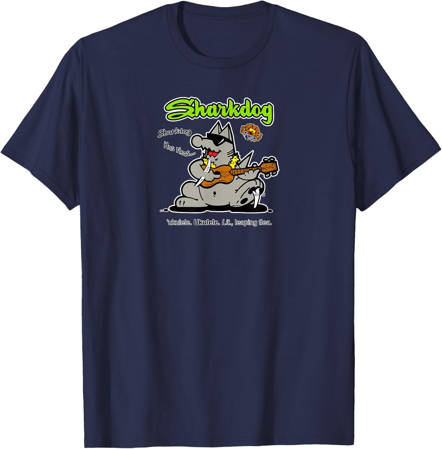 Sharkdog Hawaii - Ukulele Women Girls Kids T-Shirt - T-Shirt | Navy