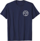 Wave Street Surf Vintage Wave Riding Graphic T-Shirt - T-Shirt | Navy