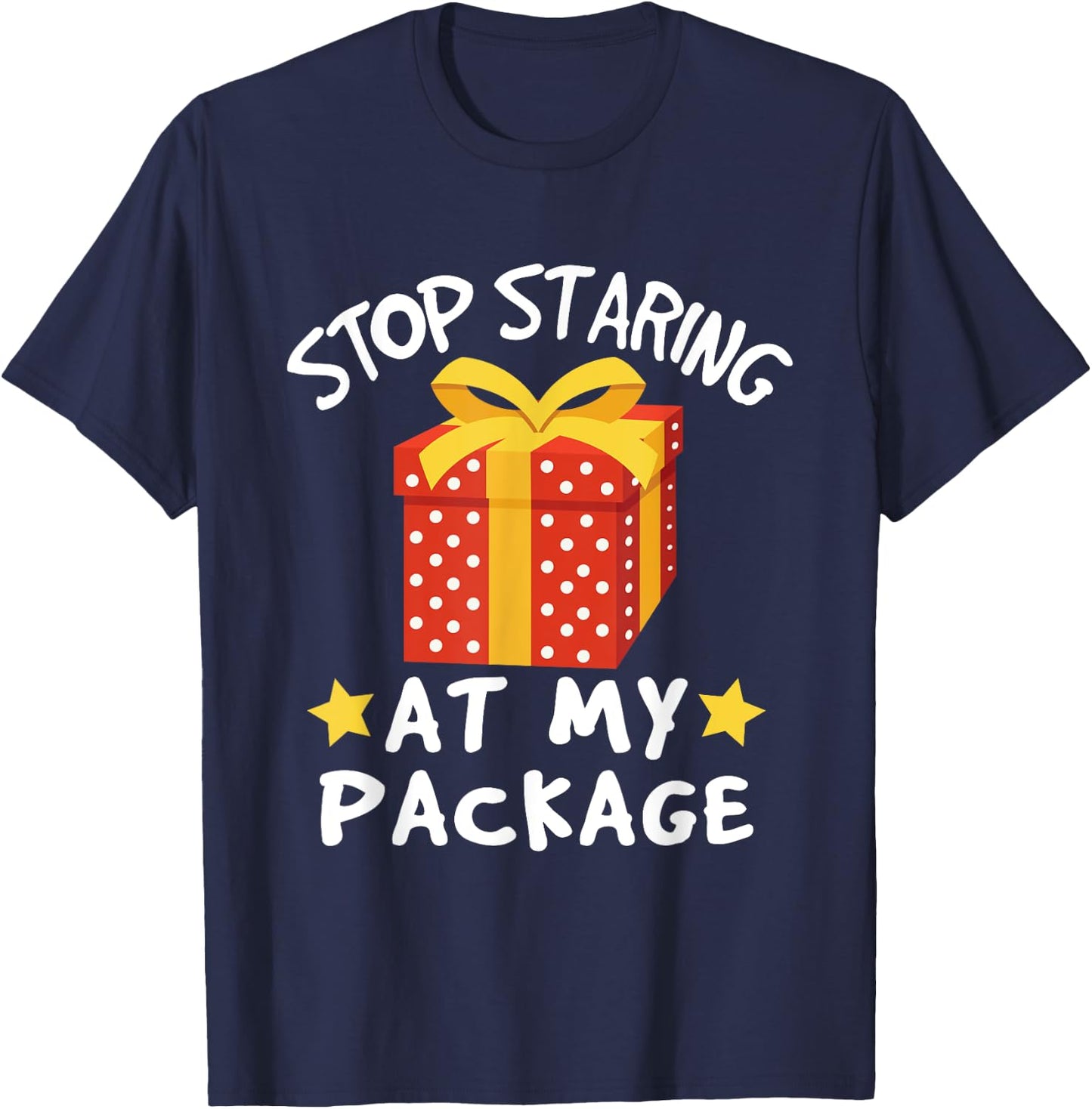 Funny Christmas Adult Humor Pun Shirt White Elephant Gift T-Shirt - T-Shirt | Navy