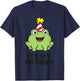 Its My Birthday Amphibian Frog Themed Birthday T-Shirt - T-Shirt | Navy