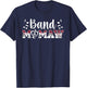 Band Mamaw Leopard Marching Band Mamaw Grandma T-Shirt - T-Shirt | Navy