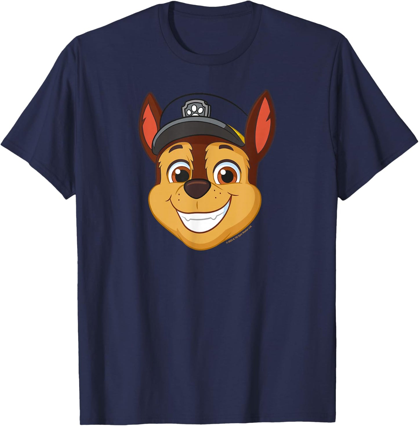 PAW Patrol Chase Grin , blue T-Shirt - T-Shirt | Navy