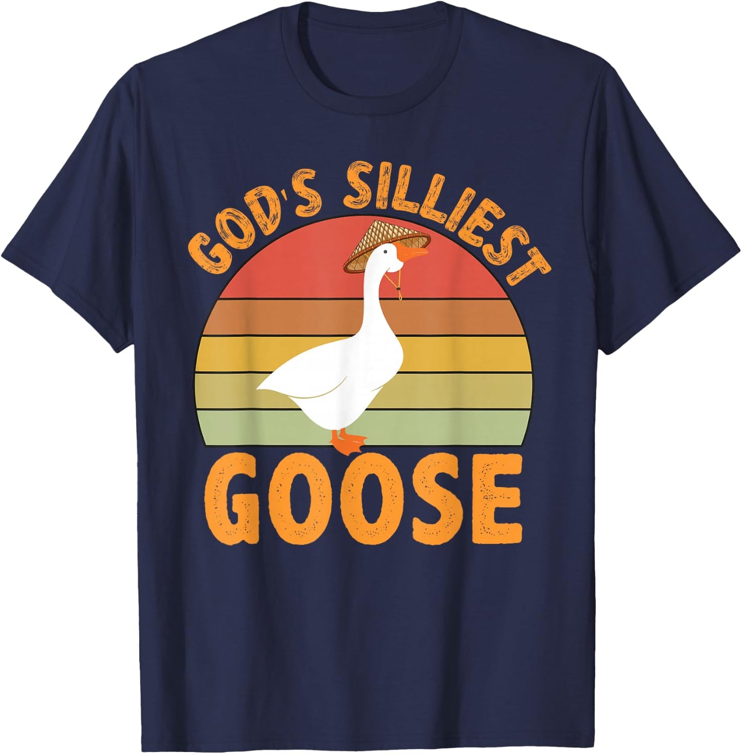 God's Silliest Goose T-Shirt - T-Shirt | Navy