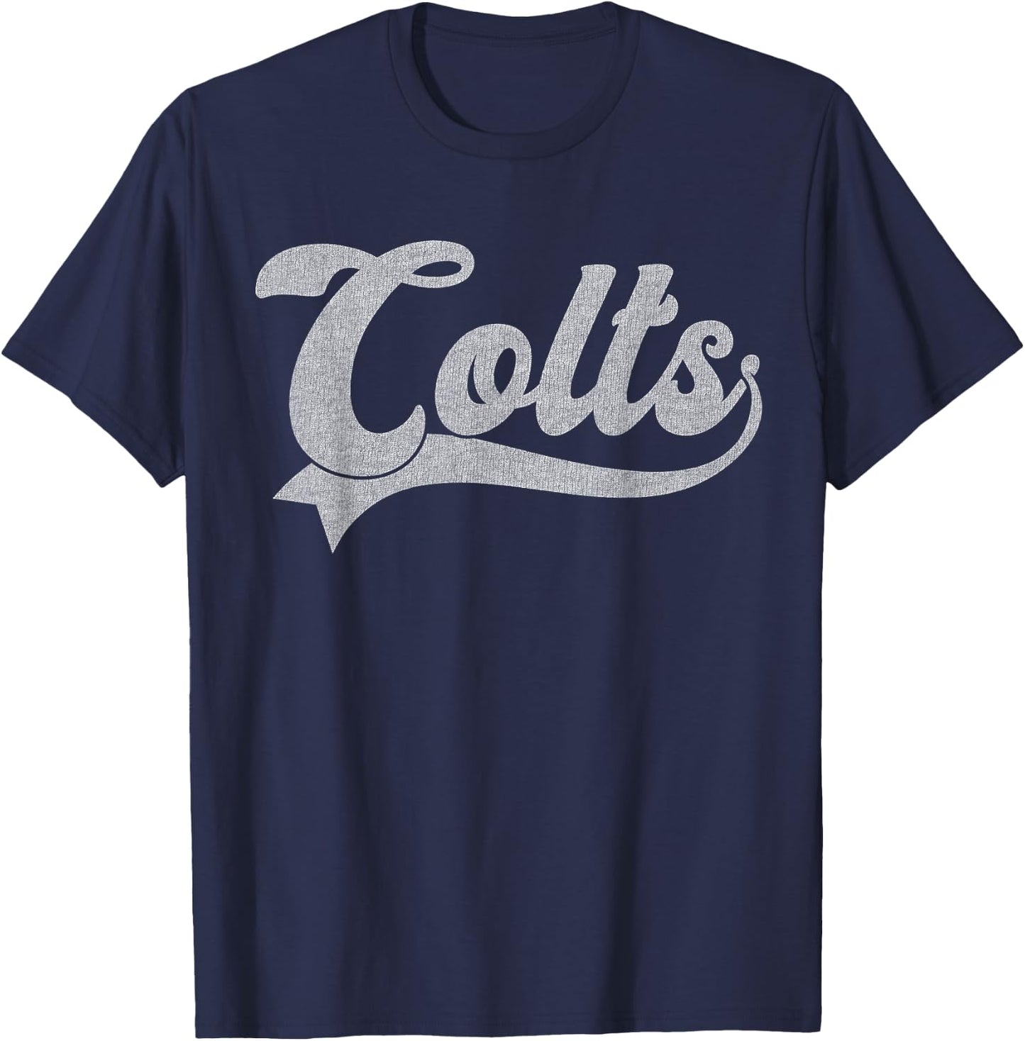 Colts Name Vintage Retro Gift Men Women Boy Girl T-Shirt - T-Shirt | Navy