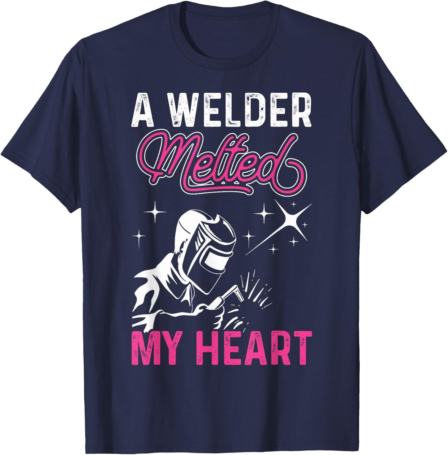 Funny Welding Design Women Weld Tool Welder Welding T-Shirt - T-Shirt | Navy