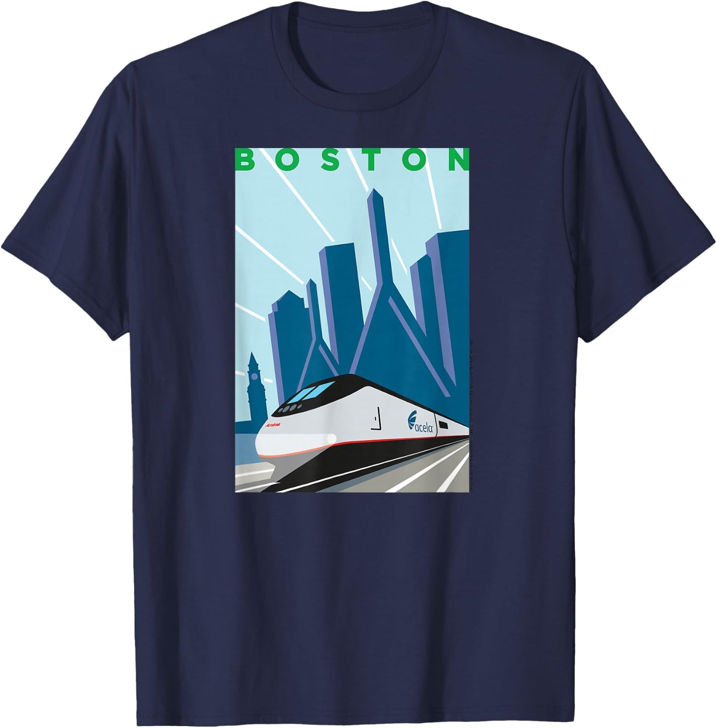 Acela (Boston) T-Shirt - T-Shirt | Navy