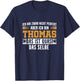 Name Thomas I am Thomas , black T-Shirt - T-Shirt | Navy