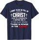 I Want To Be So Full Of Christ There Is Power In the Blood T-Shirt - T-Shirt | Navy