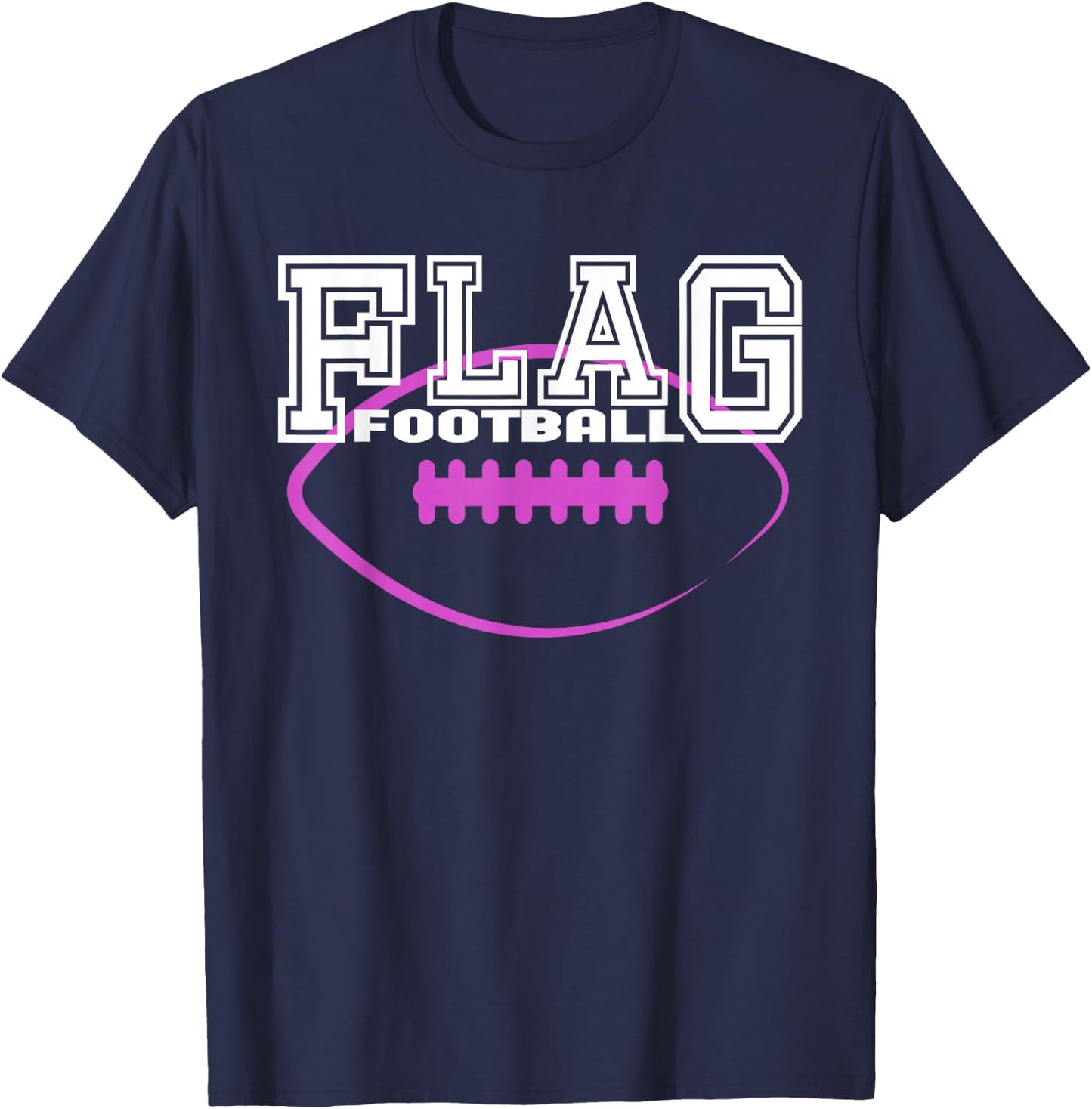 Flag Football Girls' Team Players T-Shirt - T-Shirt | Navy
