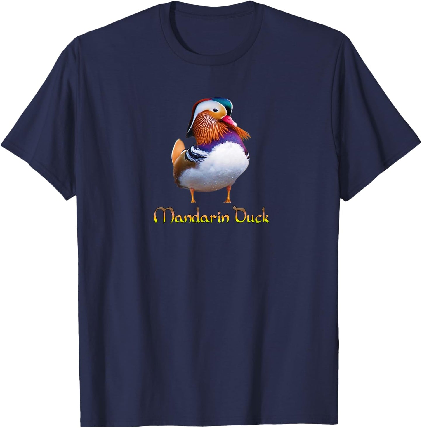 Mandarin Duck T-Shirt - T-Shirt | Navy