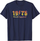 Rock Legend Since 1976 Thunderstruck Vintage Men Women T-Shirt - T-Shirt | Navy