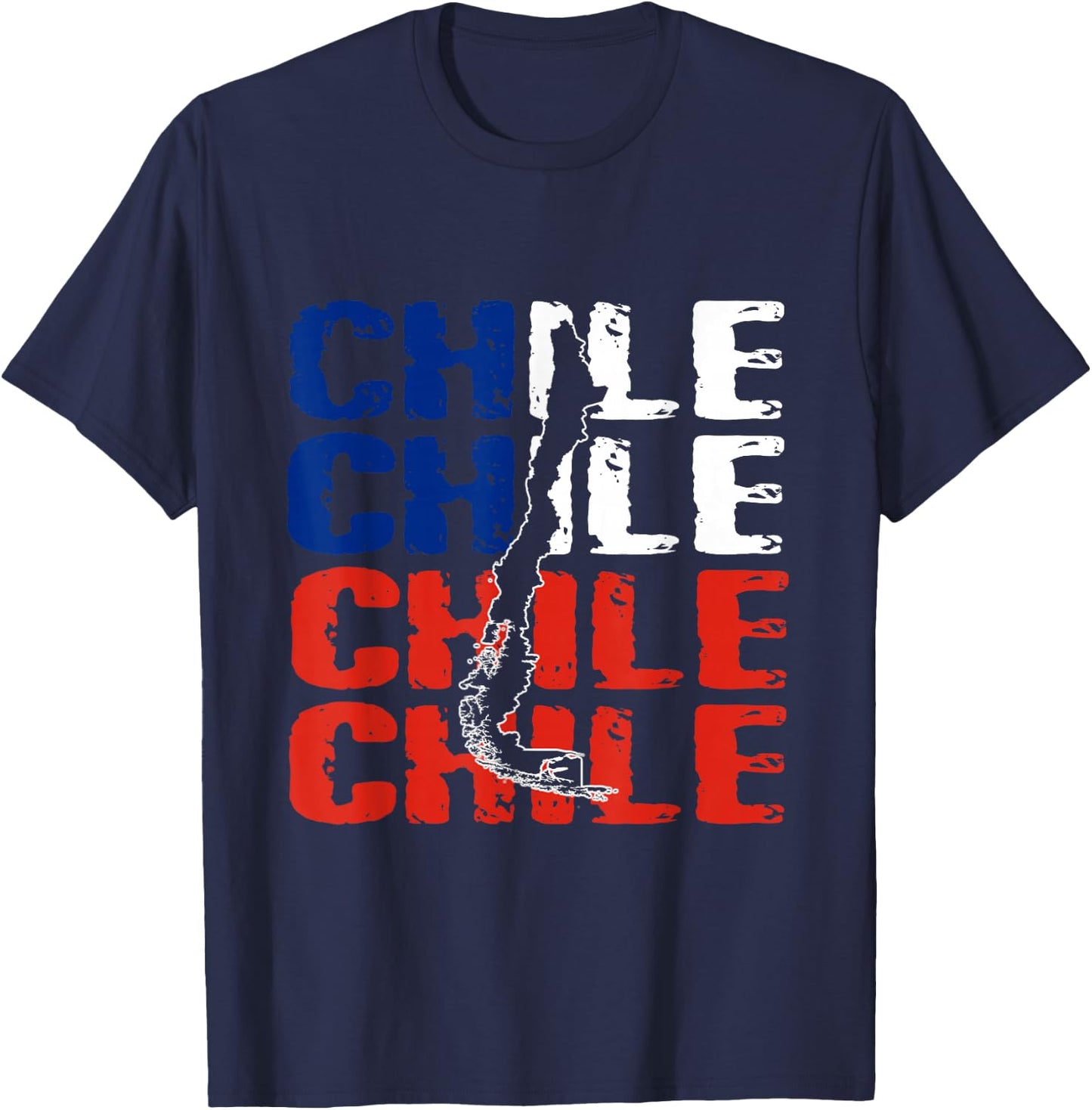Chile Flag , Chile , Chile für Frauen Kinder T-Shirt - T-Shirt | Navy