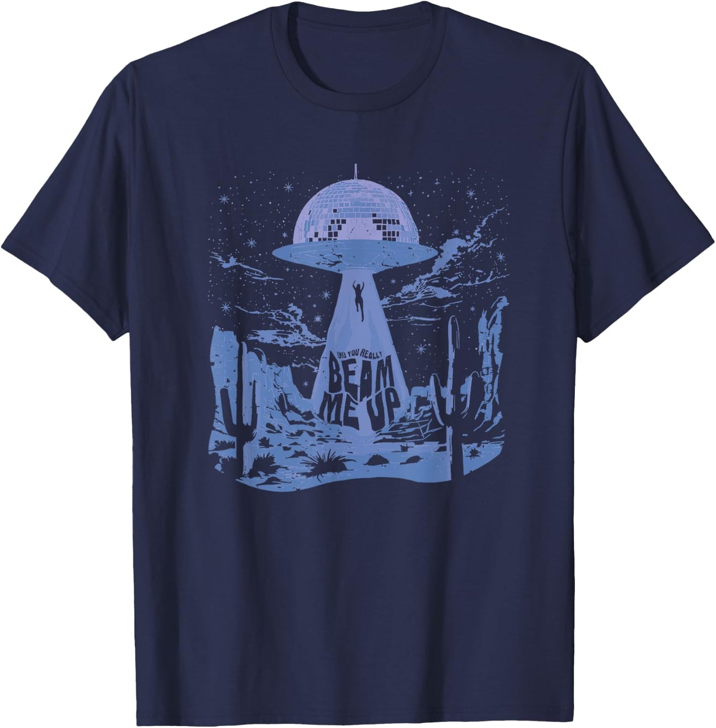 Did you really beam me up down bad T-Shirt - T-Shirt | Navy