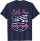 Good Friends Good Wine Good Times Girls Trip , black T-Shirt - T-Shirt | Navy