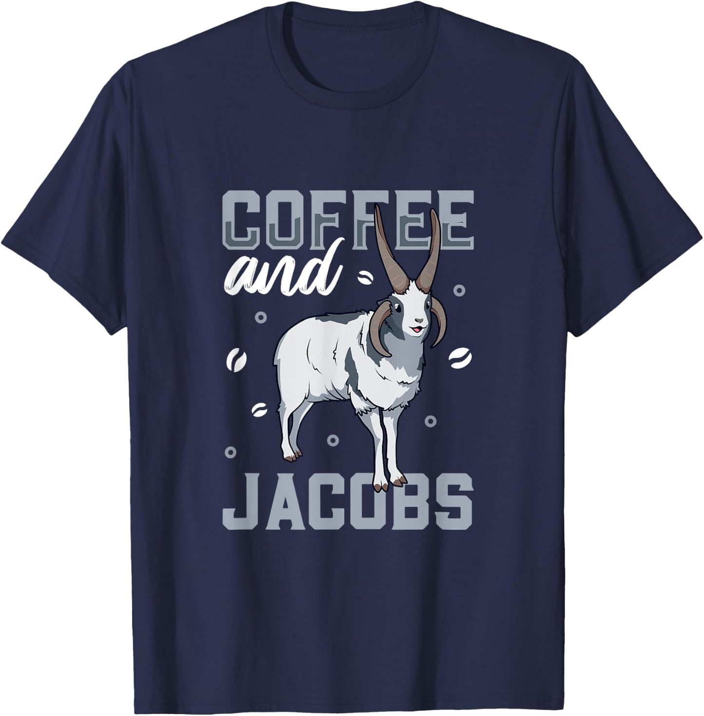 Coffee and sheep - Jacob T-Shirt - T-Shirt | Navy