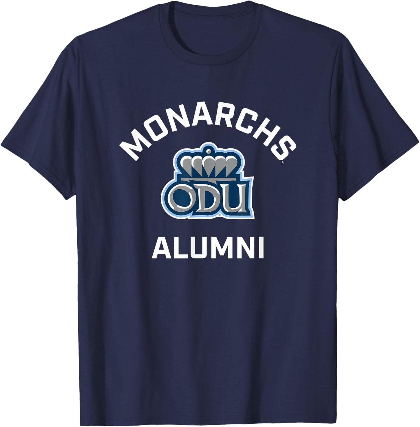 Old Dominion University ODU Monarchs Arched Alumni T-Shirt - T-Shirt | Navy