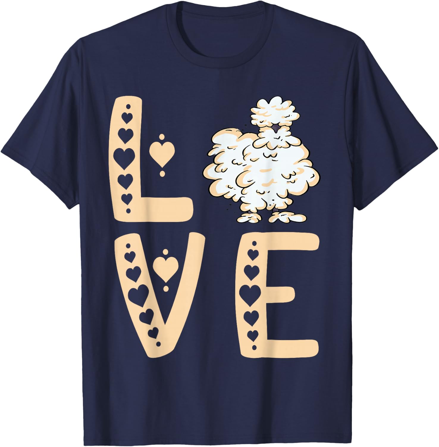 Love Silkie Chicken Lover Silky Chicken Silkie Chicken T-Shirt - T-Shirt | Navy