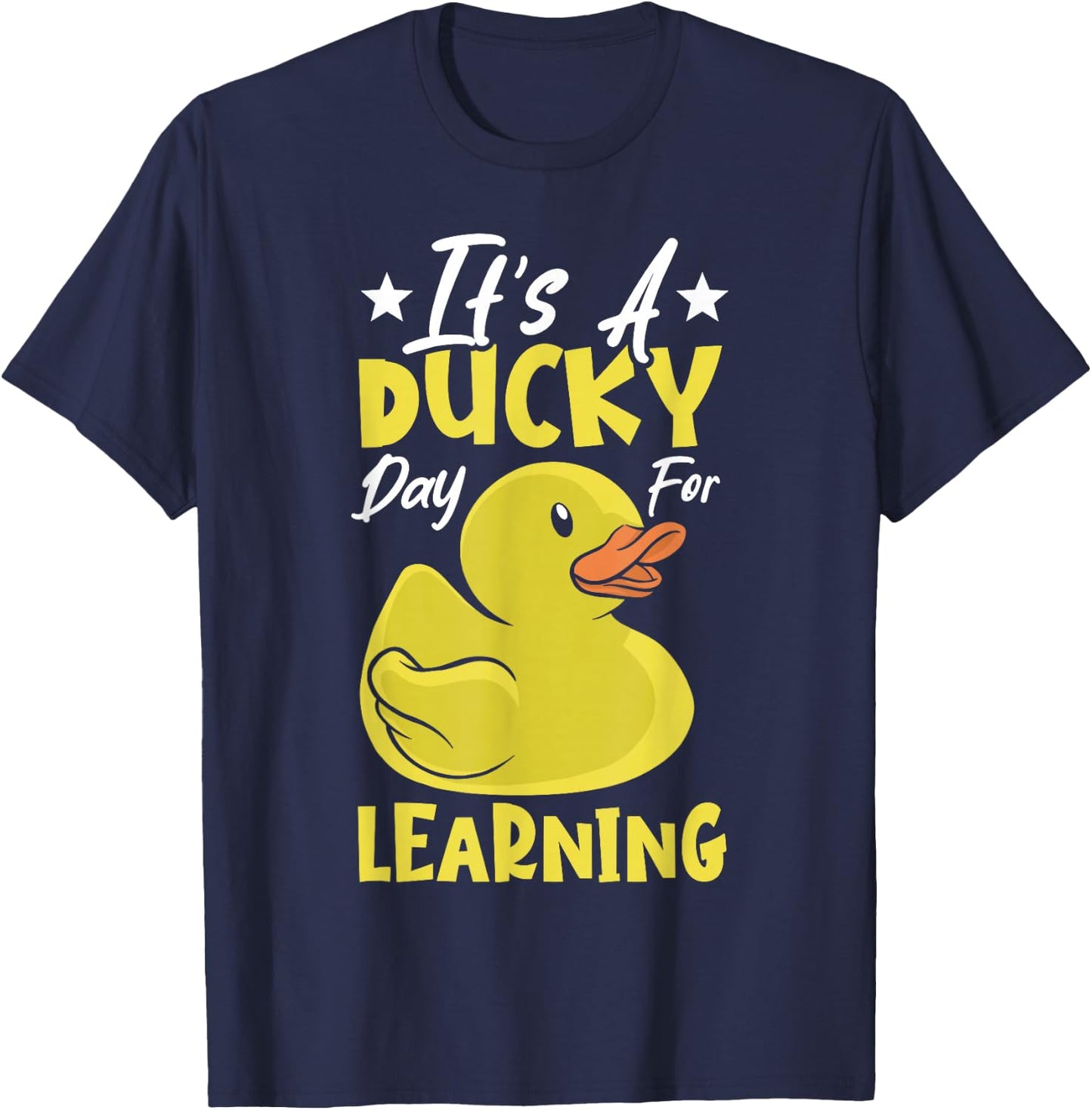 School Rubber Duckies Ducky Day Teacher Rubber Duck T-Shirt - T-Shirt | Navy