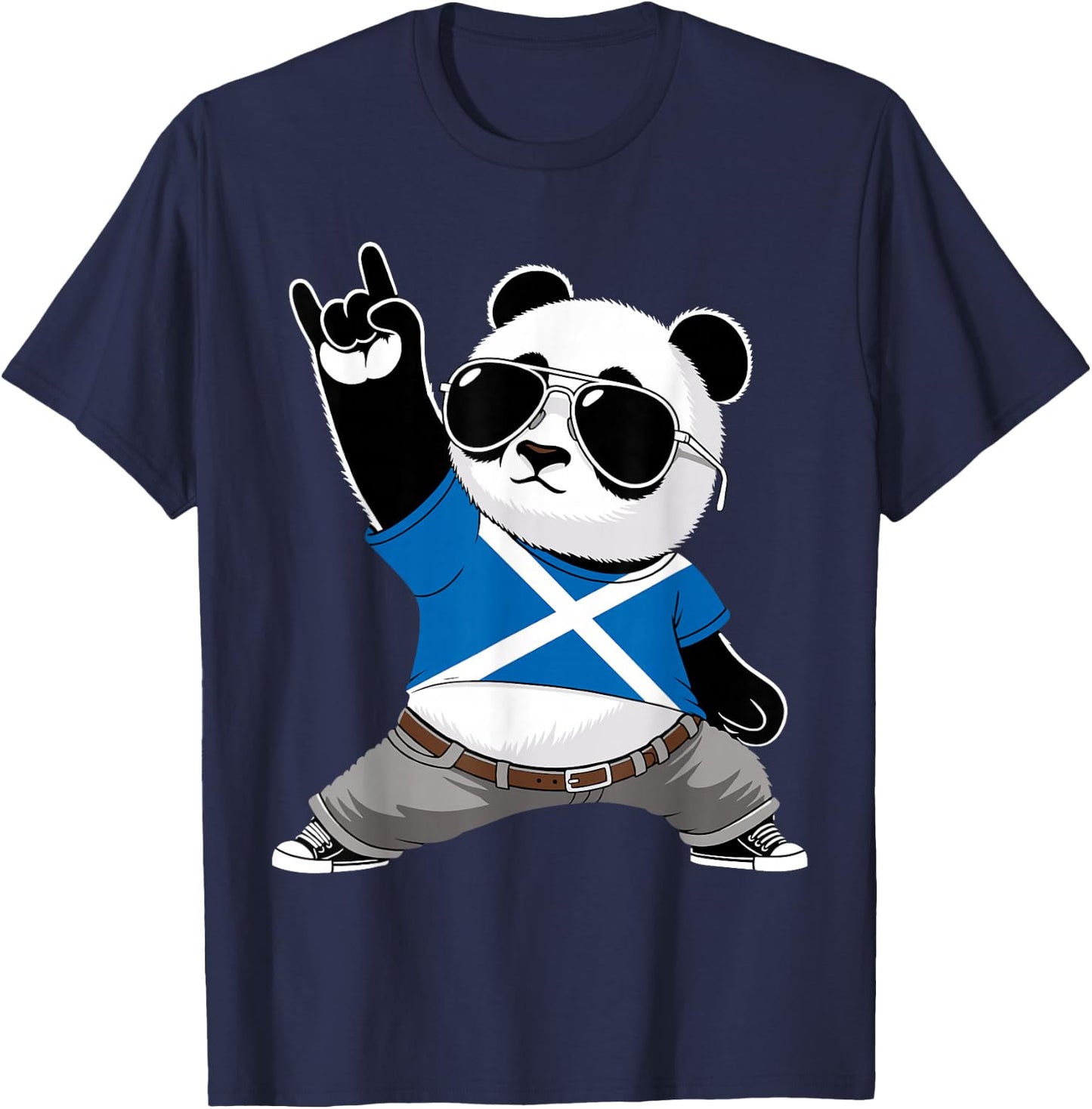 Scottish Flag Men Women Kids Scotland T-Shirt - T-Shirt | Navy