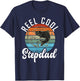 Reel cool Stepdad Fishing Stepfather T-Shirt - T-Shirt | Navy